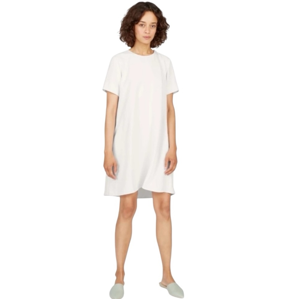 Everlane Japanese GoWeave A-Line Shift Dress - White Size 8